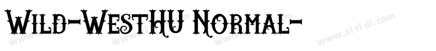 Wild-WestHU Normal字体转换